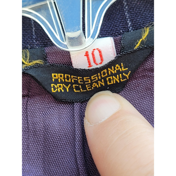 Vintage Boundary Water Dayton's White Pin Stripe Two‎ Button Jacket Skirt Set - Picture 15 of 16